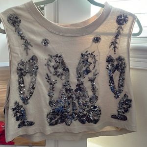 Urban outfitters cropped tank tank